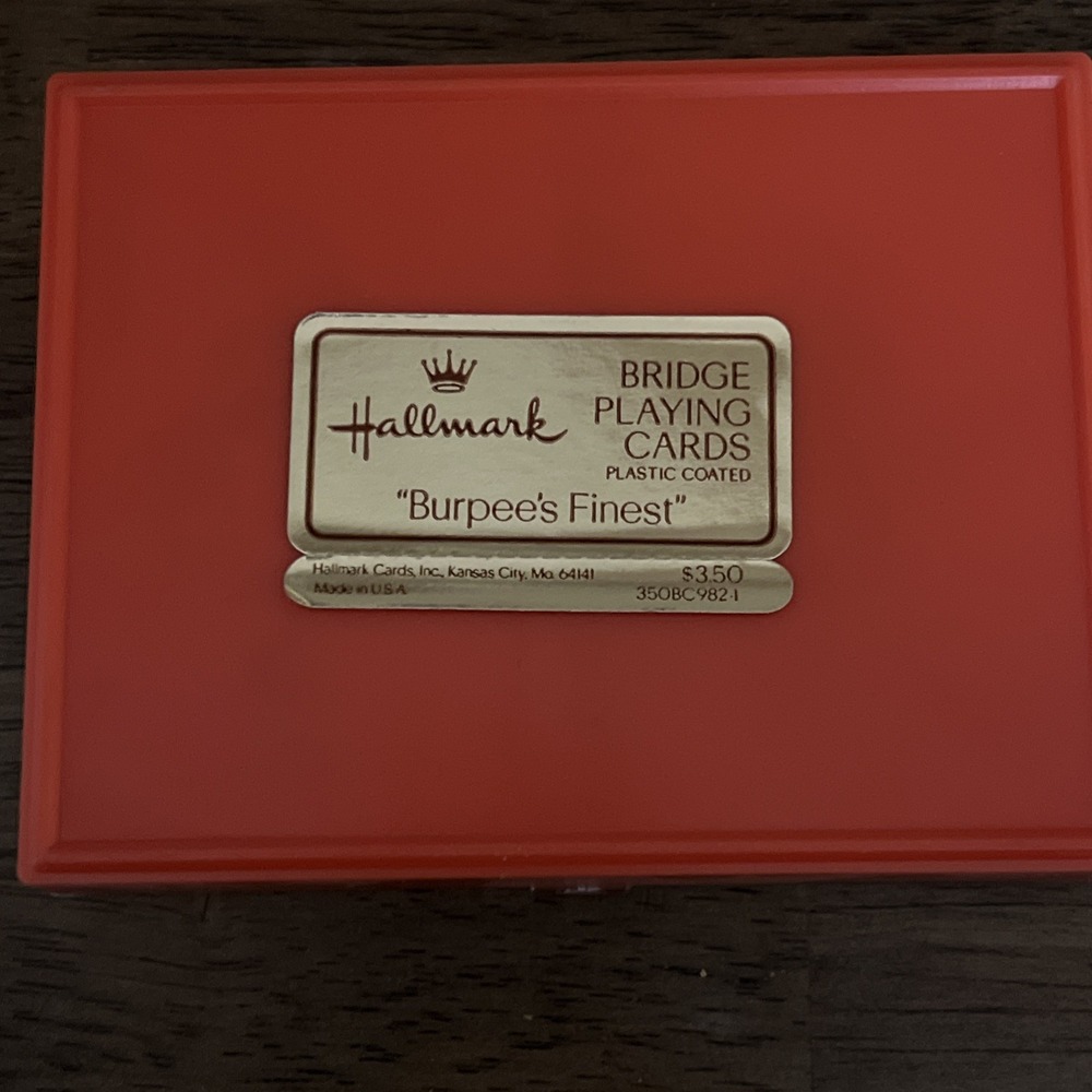 Sealed Vintage Hallmark Bridge Playing Cards Vegetables And Seeds New - Picture 2 of 2